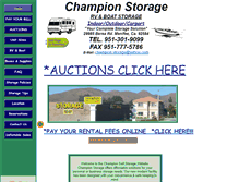 Tablet Screenshot of championstorage.com
